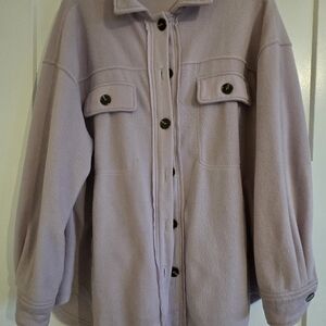 LA MIEL Lilac Teddy Jacket